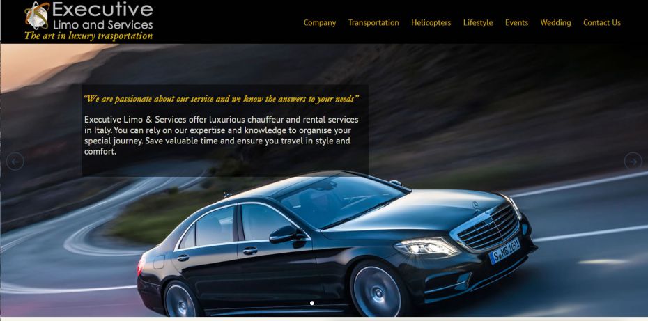 Executive Limo and Services, noleggio auto di lusso e servizi esclusivi per VIP