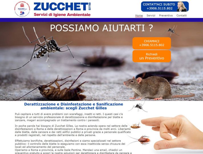 Leader nella disinfestazione e sanificazione ambientale: Zucchet Gilles